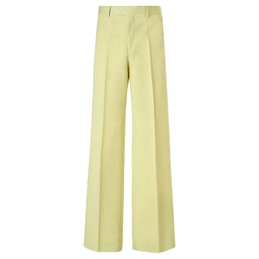 Gucci Lime Yellow Polyester Pants
