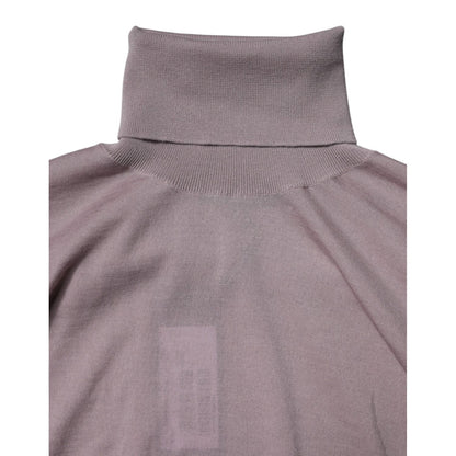 Dolce & Gabbana Brown Cashmere Knitted Men Pullover Sweater