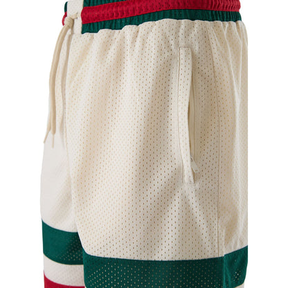 Gucci Cream polyester Logo Shorts