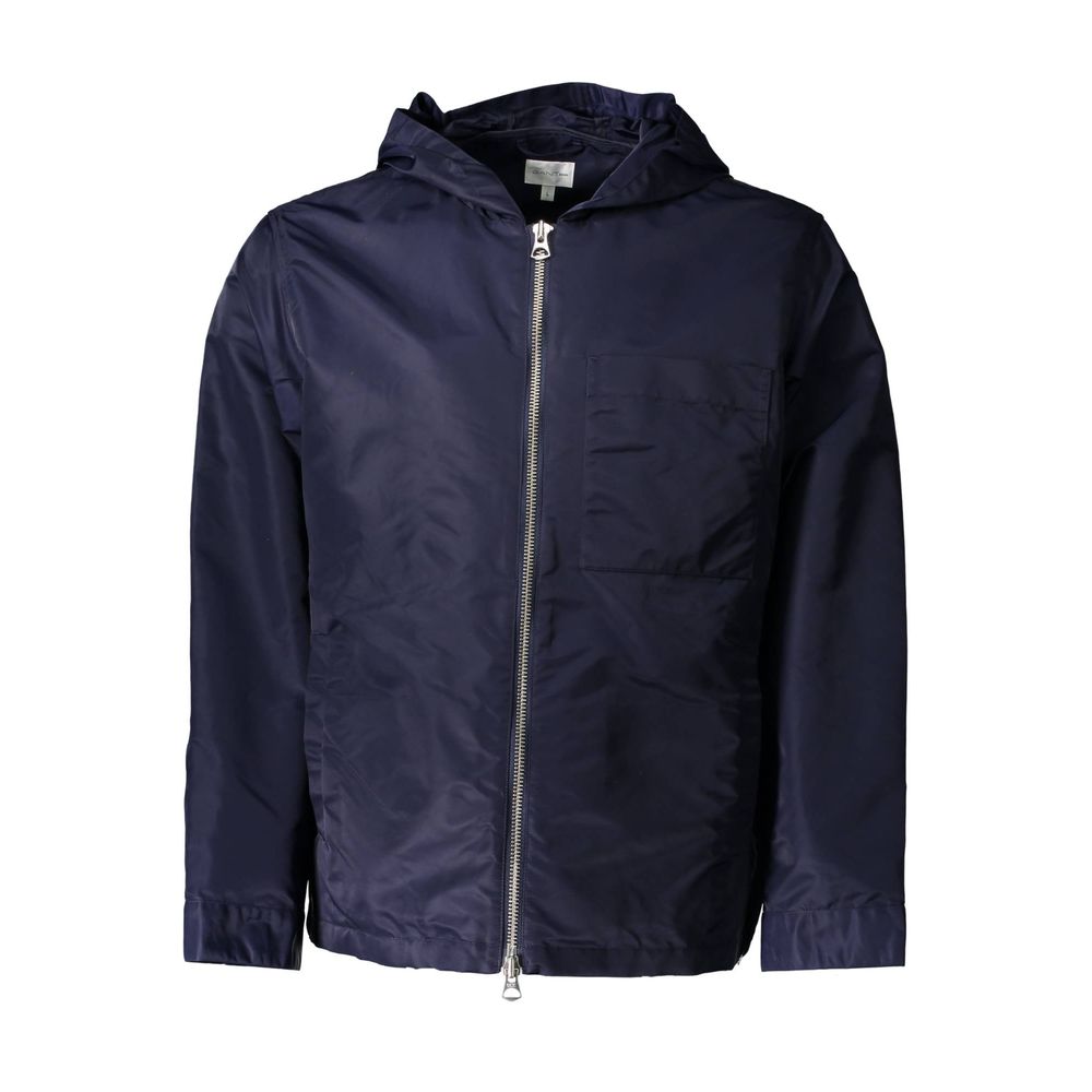 Gant Blue Nylon Jackets & Coat