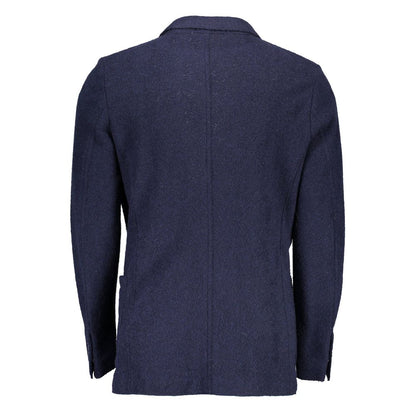 Gant Blue Wool Jackets & Coat