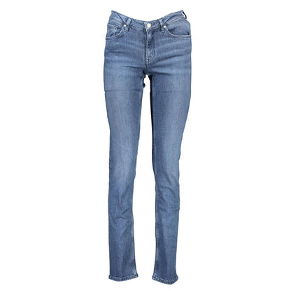 Gant Blue Polyester Women Jeans