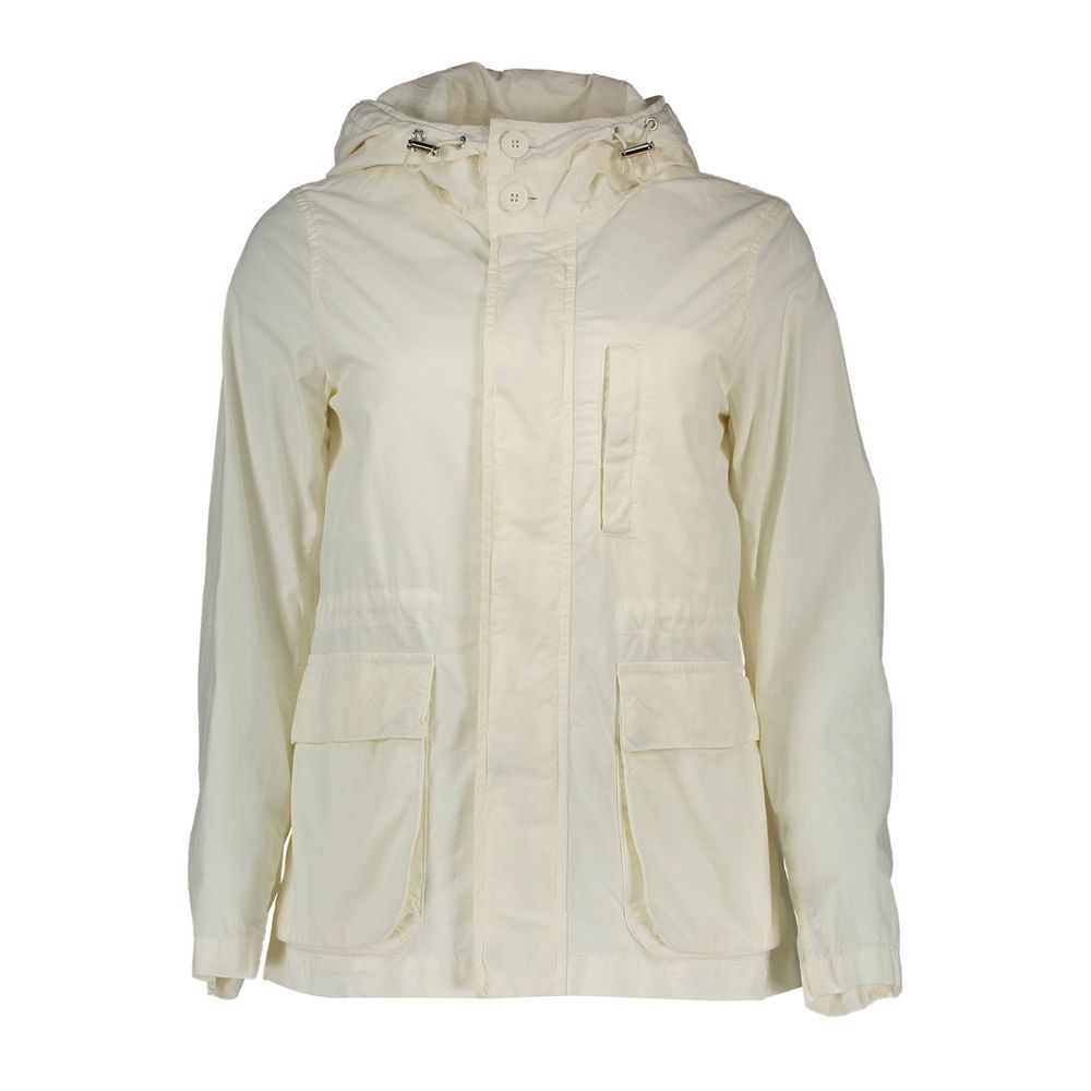 Gant White Cotton Jackets & Coat