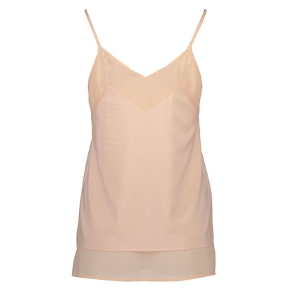 Silvian Heach Pink Polyester Women Tank Top