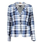 Gant Light Blue Cotton Women Jacket GA-7317-44