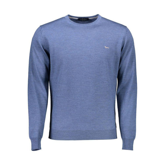 Harmont & Blaine Blue Wool Men Sweater HA-9413-XXL