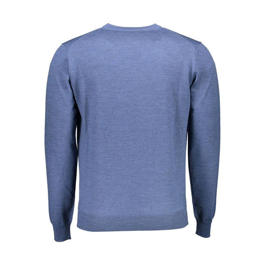 Harmont & Blaine Blue Wool Men Sweater HA-9413-XXL