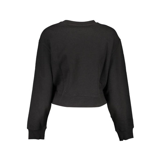 Guess Jeans Black Cotton Women Sweater GU-10209-XXL