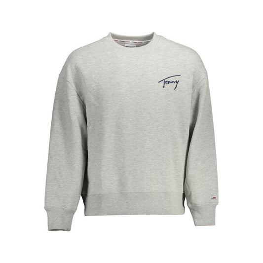Tommy Hilfiger Gray Cotton Men Sweater TO-10737-XXL