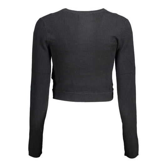 Calvin Klein Black Lyocell Women Sweater CA-12080-XL