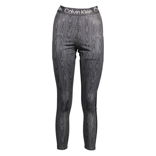 Calvin Klein Black Cotton Women Legging CA-12228-XL