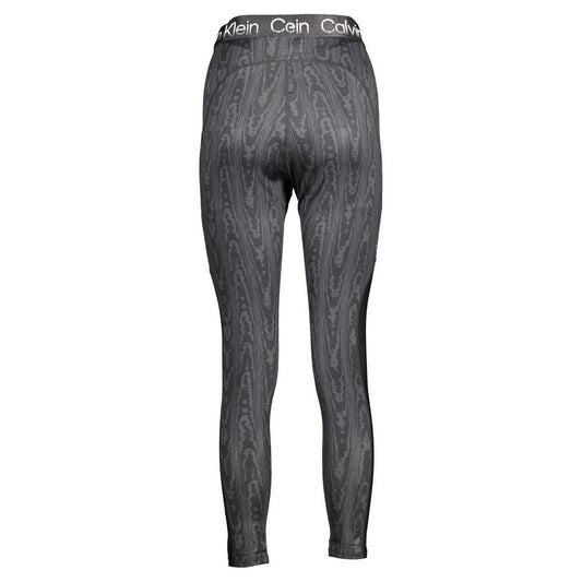 Calvin Klein Black Cotton Women Legging CA-12228-XL