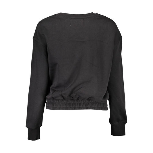 Calvin Klein Black Cotton Women Sweater CA-13476-XL