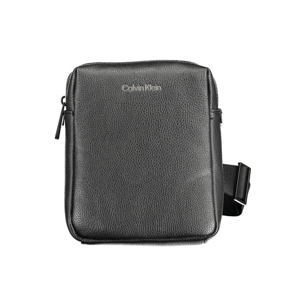 Calvin Klein Black Polyester Men Shoulder Bag CA-13701
