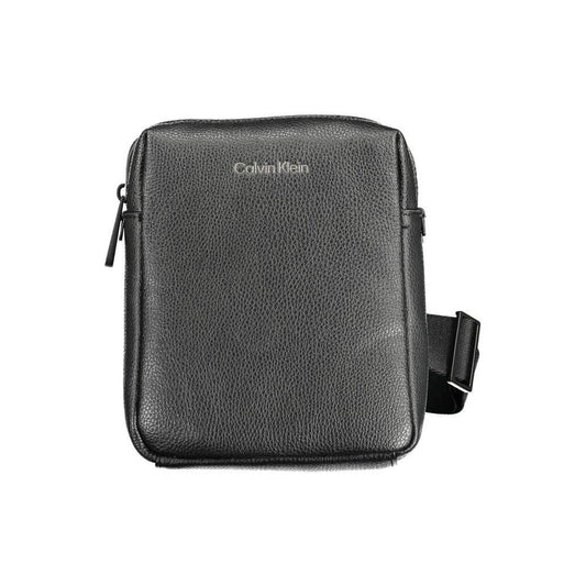 Calvin Klein Black Polyester Men Shoulder Bag CA-13701