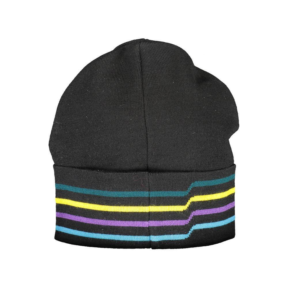 Harmont & Blaine Black Wool Men Cap HA-14252