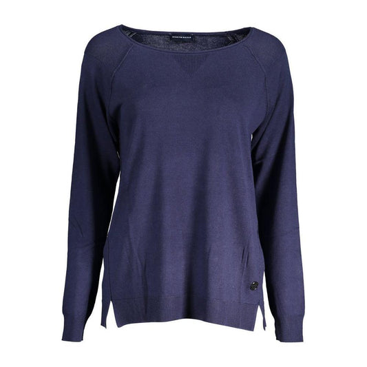 North Sails Blue Viscose Women Sweater NO-20248-S