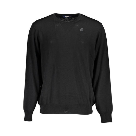 K-WAY Black Wool Sweater KW-22169-XXL