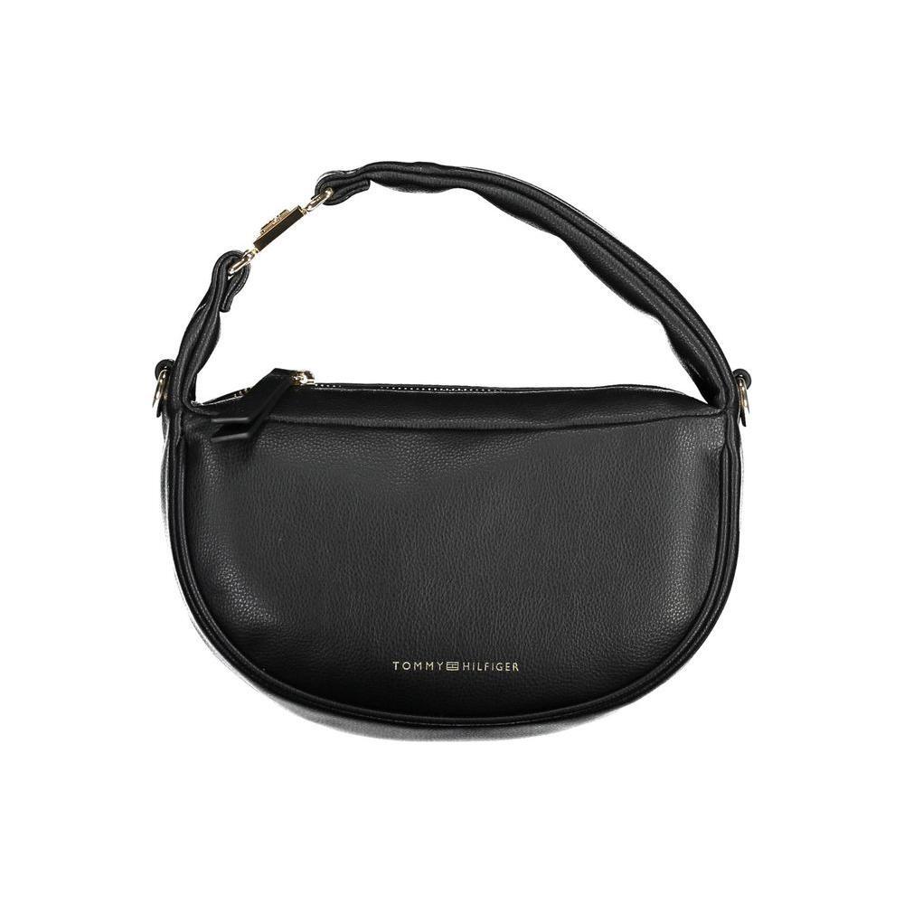 Tommy Hilfiger Black Polyester Handbag TO-22443