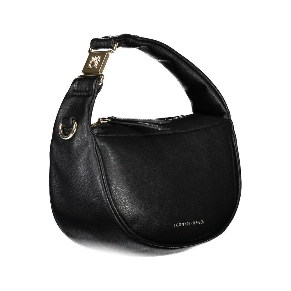 Tommy Hilfiger Black Polyester Handbag TO-22443