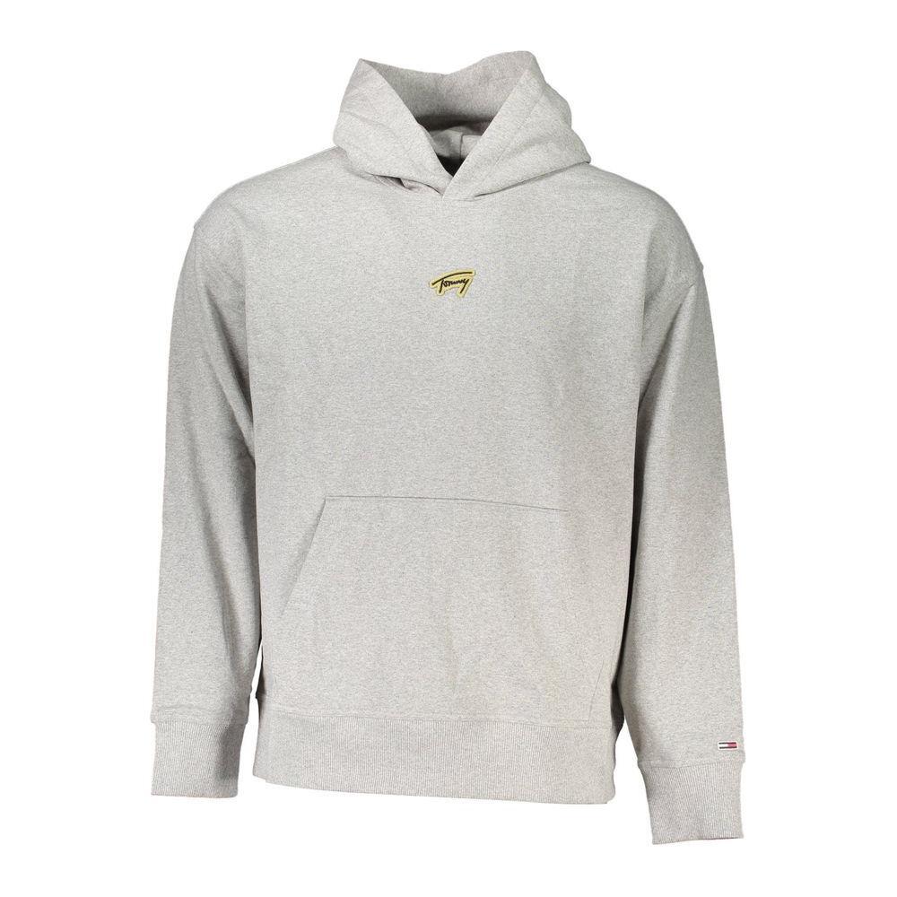 Tommy Hilfiger Gray Cotton Men Sweater TO-22735-XXL