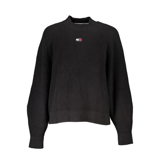 Tommy Hilfiger Black Cotton Sweater TO-25195-2XS