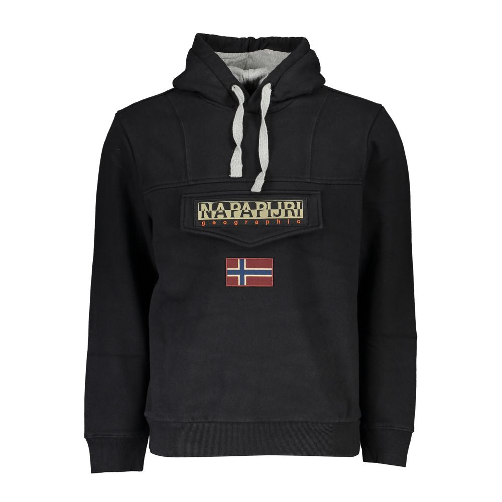 Napapijri Black Cotton Sweatshirt