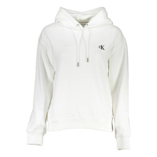 Calvin Klein White Cotton Sweater CA-26219-2XS