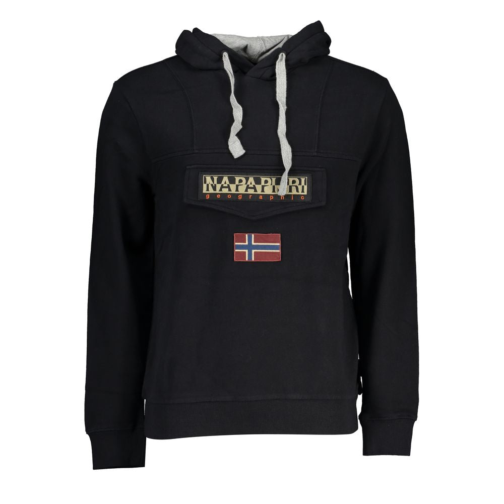 Napapijri Black Cotton Sweater NA-28396-2XS