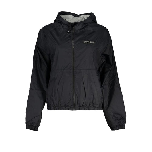 Napapijri Black Polyester Jackets & Coat NA-28420-XS