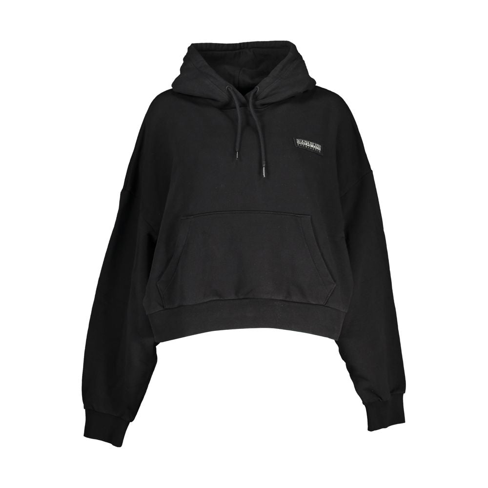 Napapijri Black Cotton Sweater NA-28525-XS