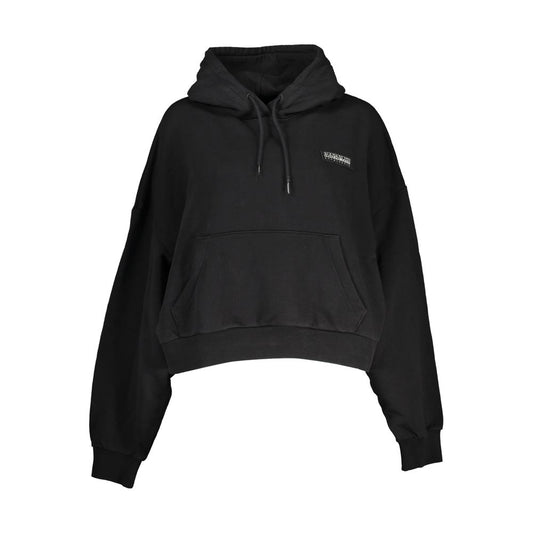 Napapijri Black Cotton Sweater NA-28525-XS