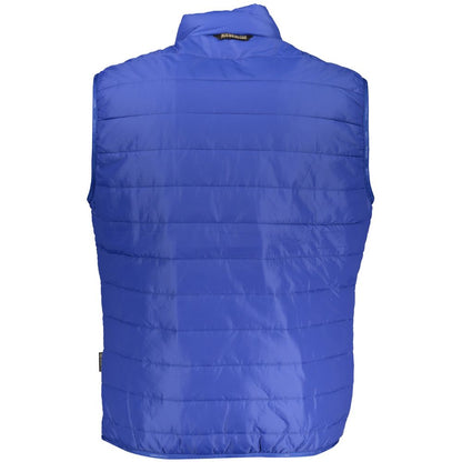 Napapijri Blue Polyester Sleveless Jacket