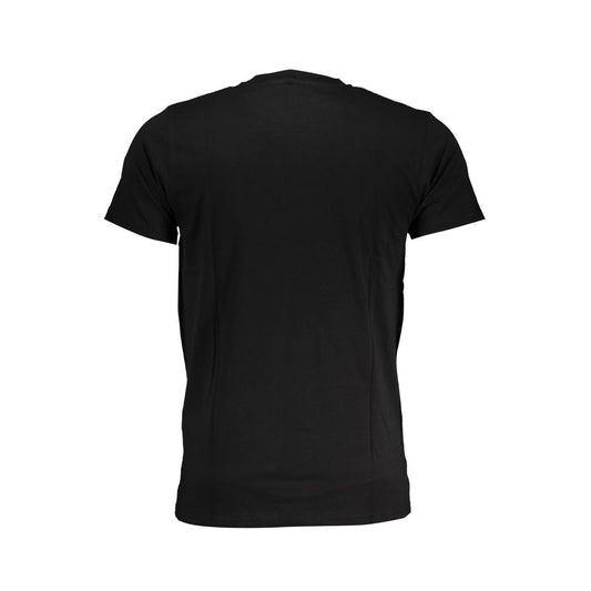 Cavalli Class Black Cotton T-Shirt CA-28628-L