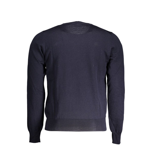 K-WAY Blue Wool Sweater KW-30560-3XL