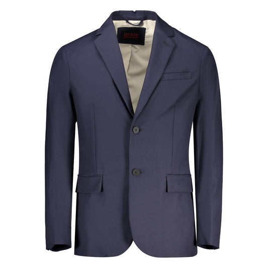 Guess Jeans Blue Cotton Jacket GU-32262-S