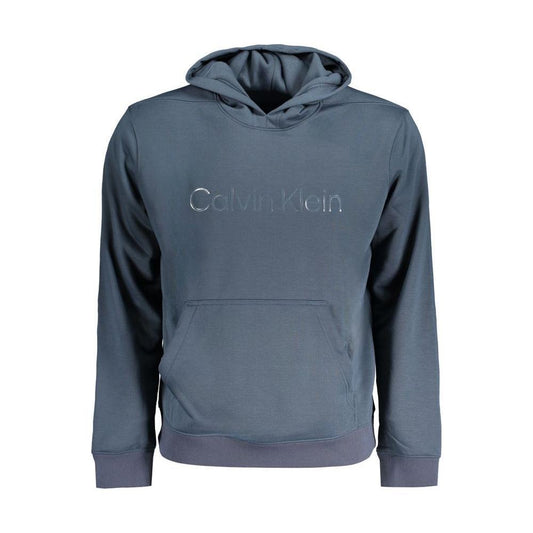 Calvin Klein Blue Polyester Sweater CA-32325-XXL
