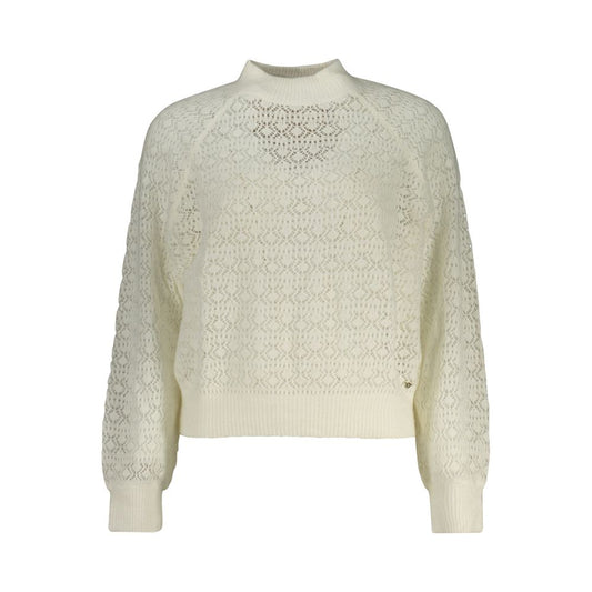 Guess Jeans White Alpaca Women Sweater GU-32383-XS
