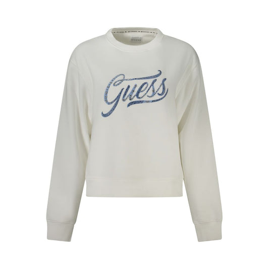 Guess Jeans White Cotton Women Sweater GU-33250-XS