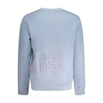 Guess Jeans Light Blue Cotton Men Sweater GU-33314-M