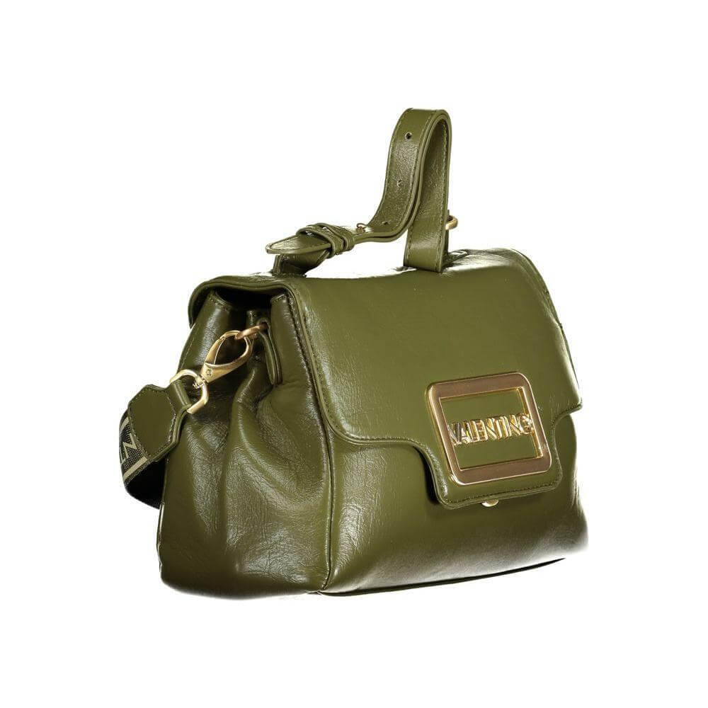 Front view with bag zipped and handles upright.