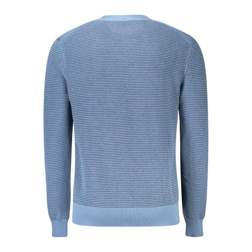Hugo Boss Blue Cotton Men Sweater BO-34616-S