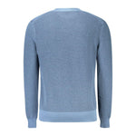 Hugo Boss Blue Cotton Men Sweater BO-34616-S