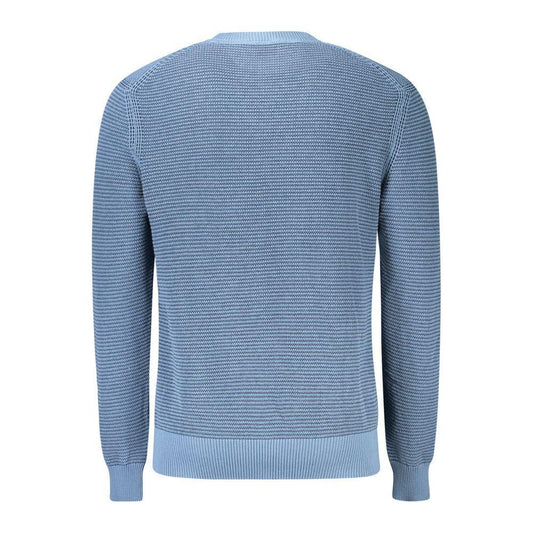 Hugo Boss Blue Cotton Men Sweater BO-34616-S