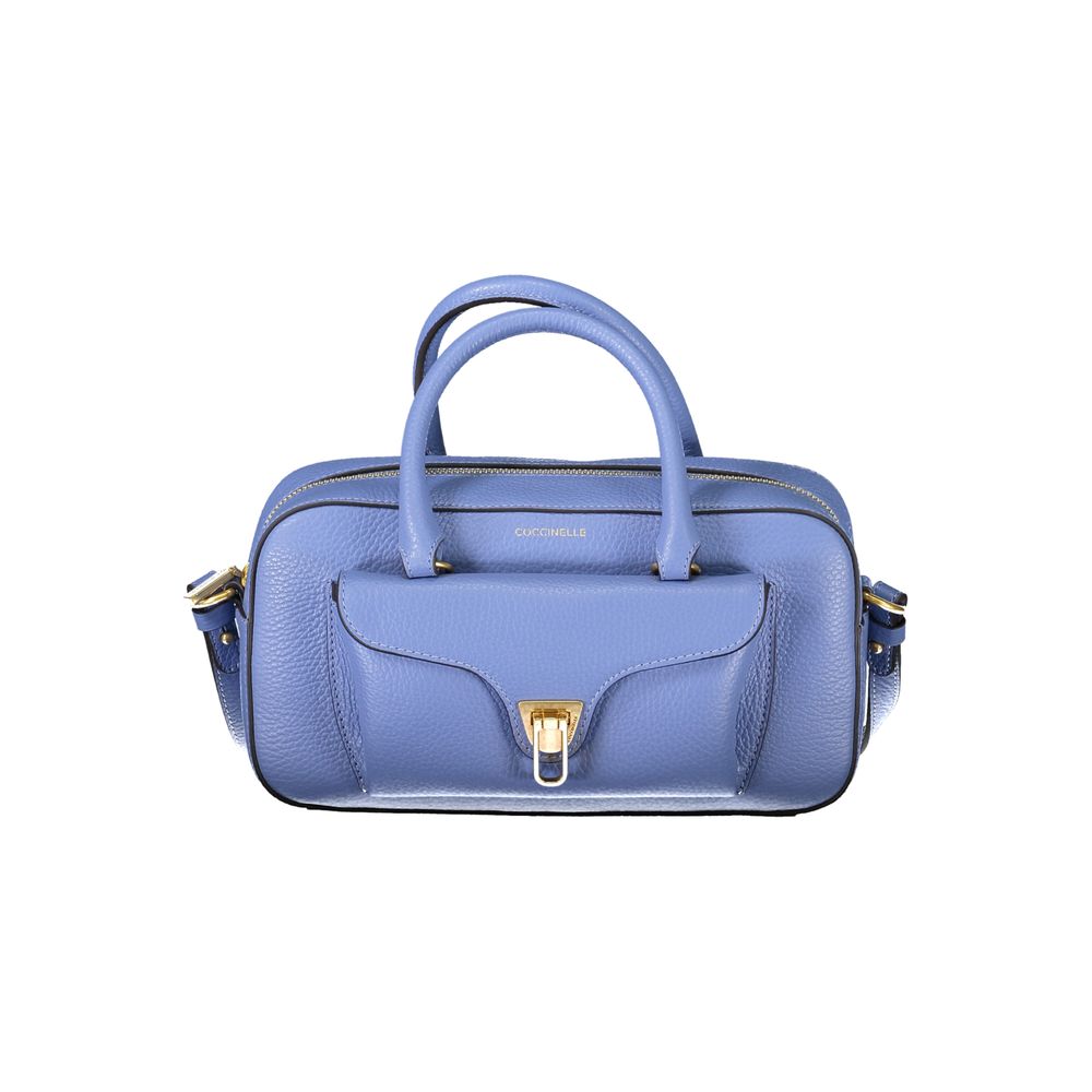 Coccinelle Blue Leather Handbag