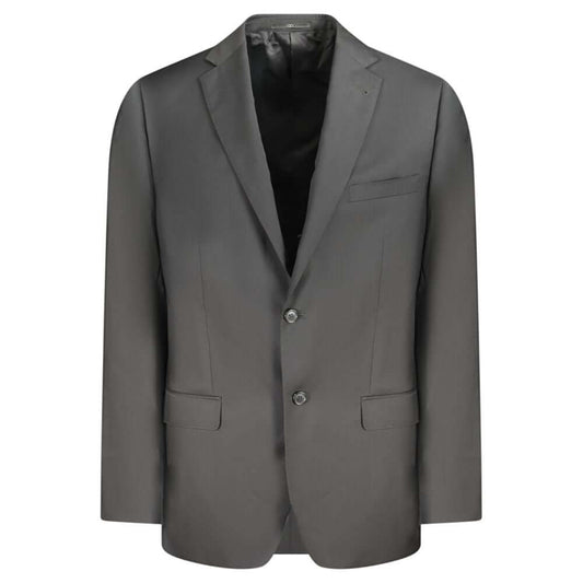 Valentino Black Wool Jacket VA-35430-IT56 | 3XL