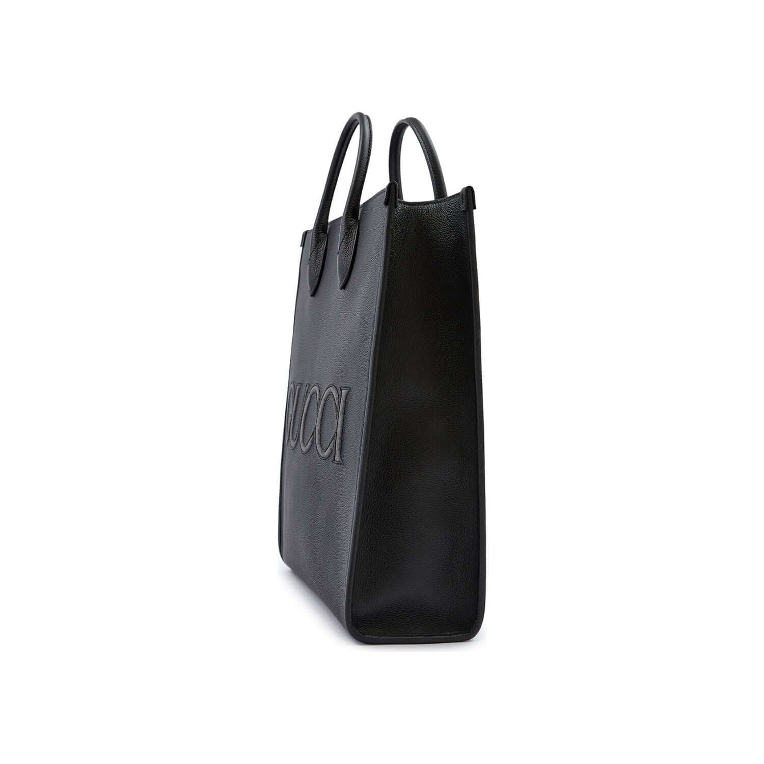 Front view with bag zipped and handles upright.