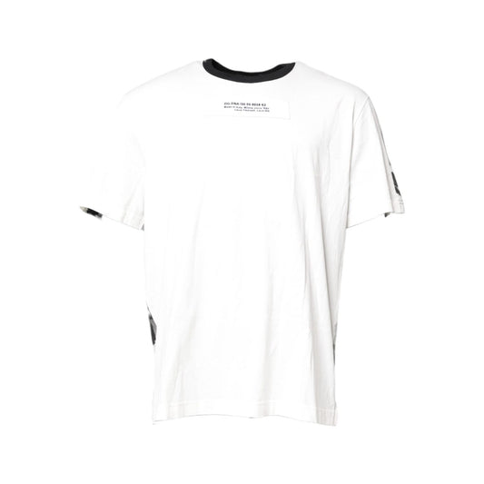 Dolce & Gabbana Multicolor Camouflage Crew Neck T-shirt THS90360-56