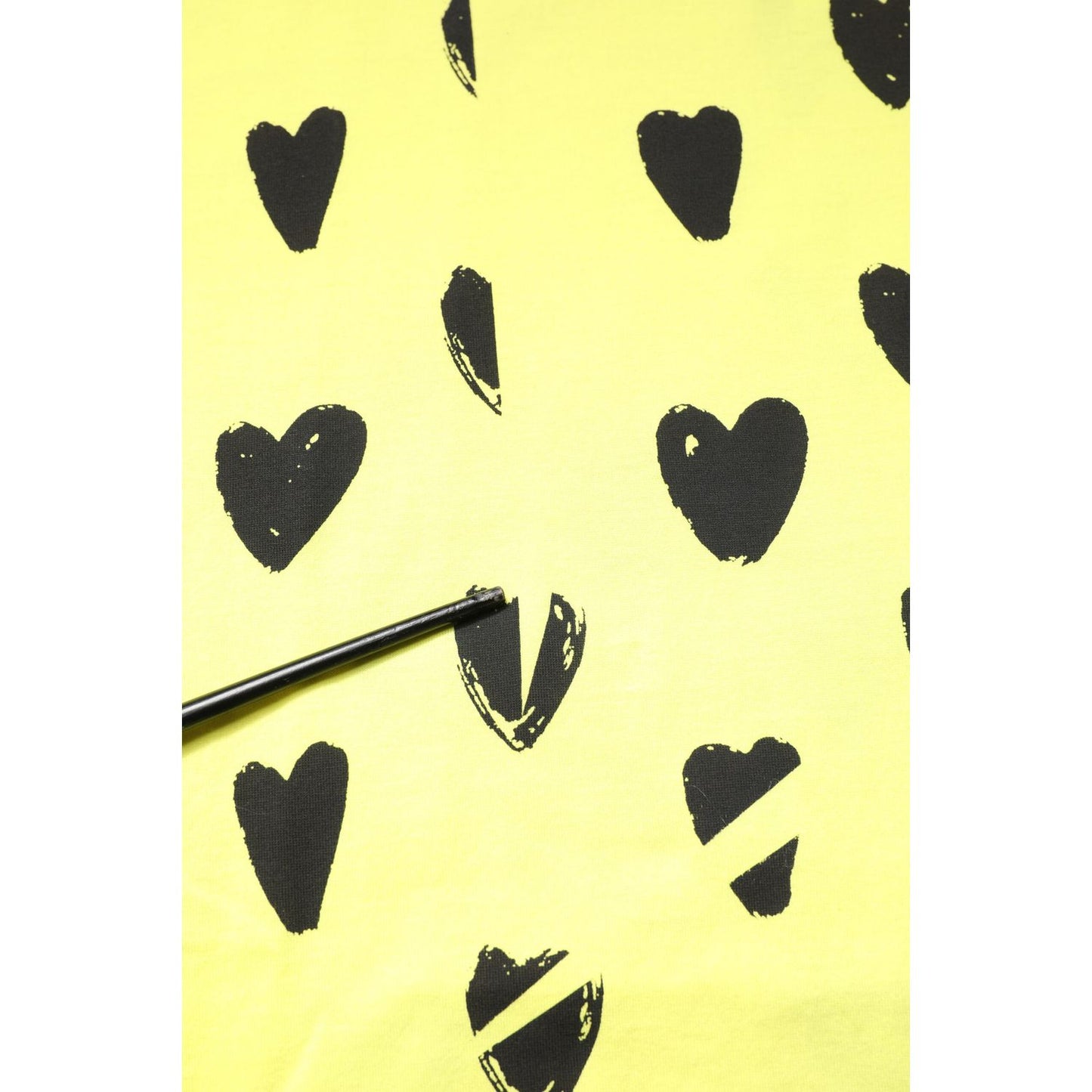 Dolce & Gabbana Yellow Cotton Sleeveless DG Heart T-shirt