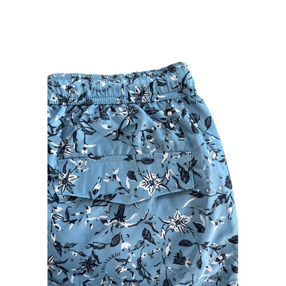 Trussardi Beachwear Light Blue Polyester Men Swim Short